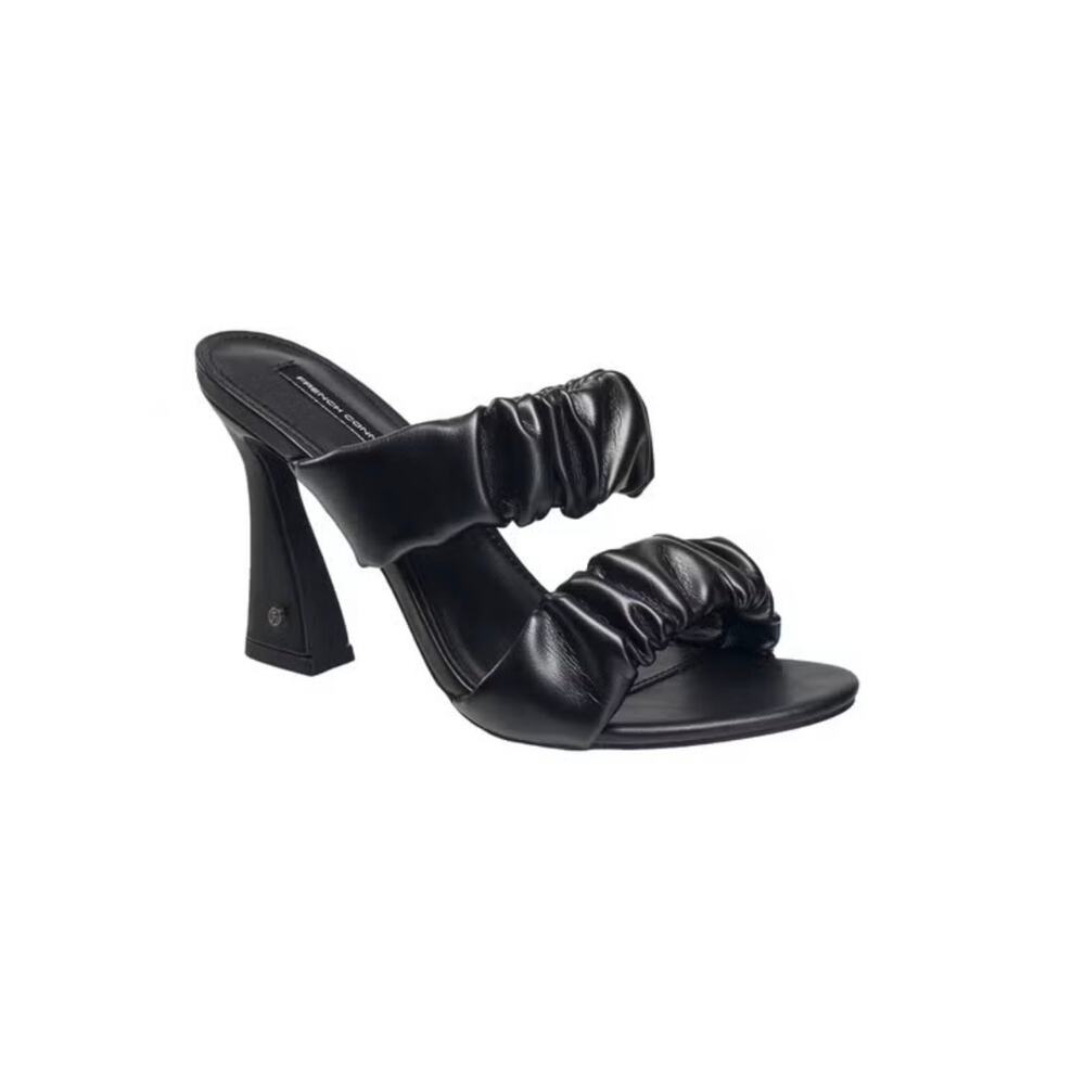 New French connection crystal sandal heel black size 6